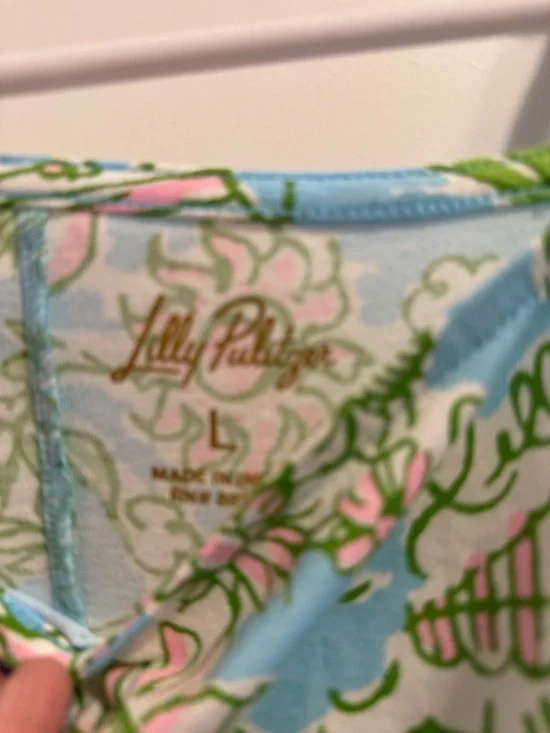 Lilly Pulitzer Light Blue Floral Maxi Dress - Picture 3 of 3